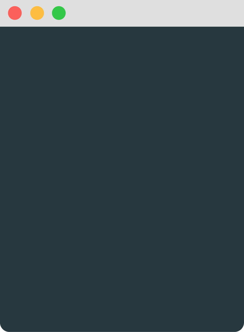 a vector drawn command window